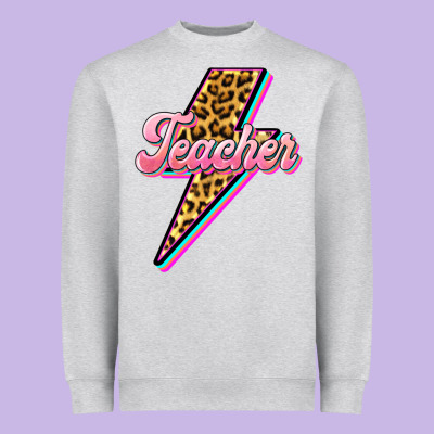 Flash Teacher Heavyweight Sweatshirt Designed By Barkaloodesign