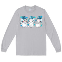 Moon Dust snowman winter bbs Long Sleeve Tee - BundleAndBundleShop