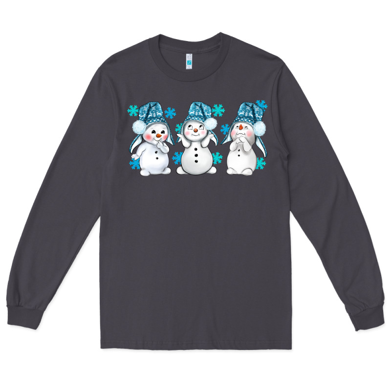 Snowman Winter Bbs Long Sleeve Tee by BundleAndBundleShop | Teevron