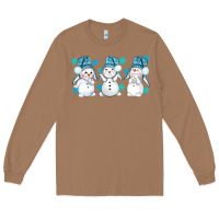 Toasted Coconut snowman winter bbs Long Sleeve Tee - BundleAndBundleShop