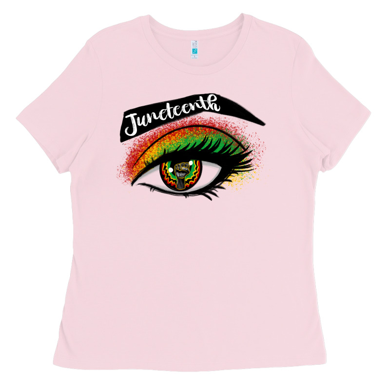 Juneteenth Eyelash Cowgirl Ladies Tee by CowGirlArtShop | Teevron