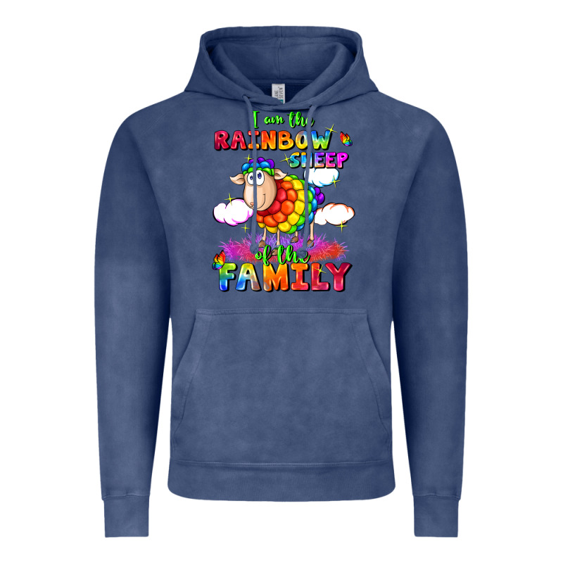 I Am The Rainbow Sheep Of The Family Vintage Hoodie by FaDigitalArtStudio | Teevron