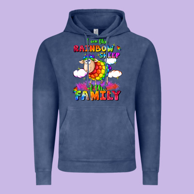 I Am The Rainbow Sheep Of The Family Vintage Hoodie Designed By Fadigitalartstudio