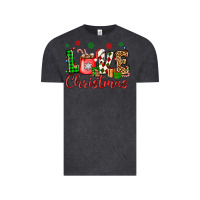 Vintage Black love christmas Vintage Tee - OliviaCreatesArt
