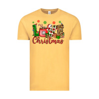 Vintage Mustard love christmas Vintage Tee - OliviaCreatesArt