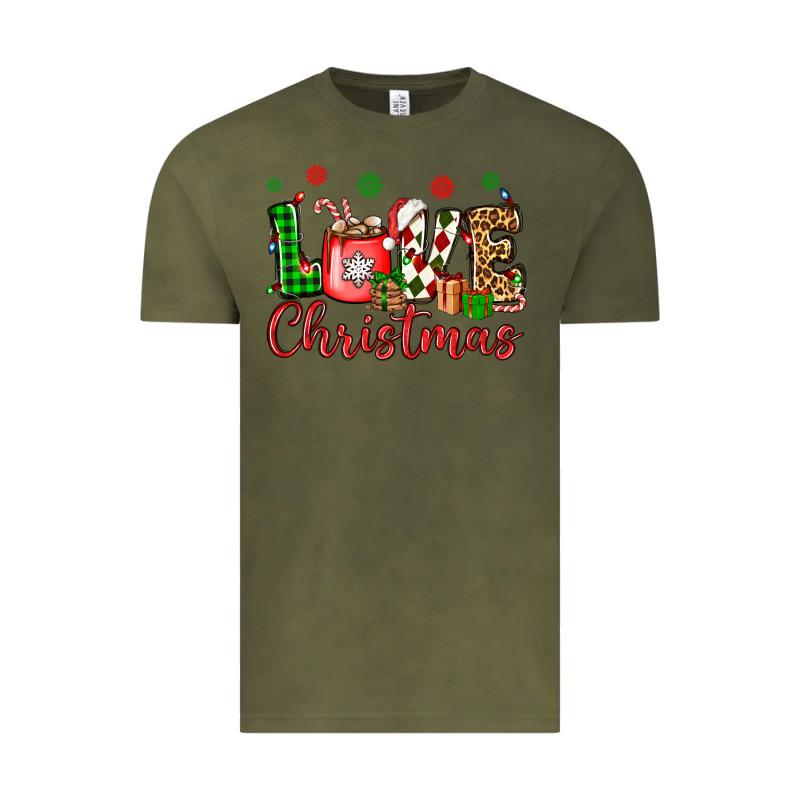 Love Christmas Vintage Tee by OliviaCreatesArt | Teevron