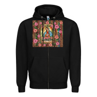 Black madrecita muchas gracias Zipper Hoodie - BarkalooDesign