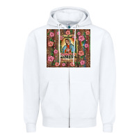 White madrecita muchas gracias Zipper Hoodie - BarkalooDesign