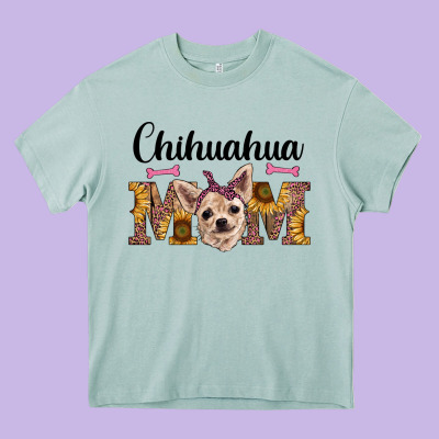 Western Chihuahua Mom Heavy Core Tee Designed By Ranaportraitstore