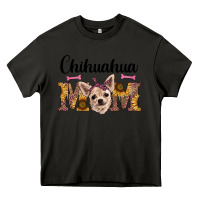 Asphalt western chihuahua mom Heavy Core Tee - RanaPortraitStore