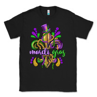 Black mardi gras fleur de lis Classic Tee - CowGirlArtShop
