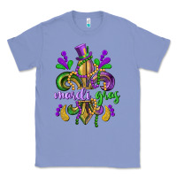 Colony Blue mardi gras fleur de lis Classic Tee - CowGirlArtShop
