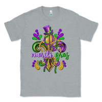 Heather Grey mardi gras fleur de lis Classic Tee - CowGirlArtShop