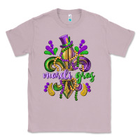 Lilac mardi gras fleur de lis Classic Tee - CowGirlArtShop