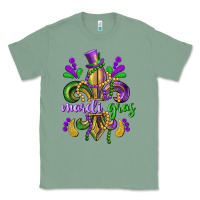 Sage mardi gras fleur de lis Classic Tee - CowGirlArtShop
