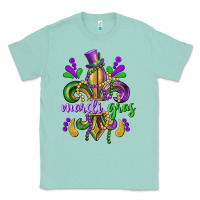 Seafoam mardi gras fleur de lis Classic Tee - CowGirlArtShop