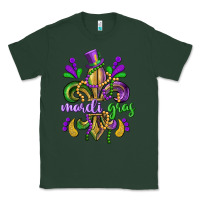 Sports Green mardi gras fleur de lis Classic Tee - CowGirlArtShop
