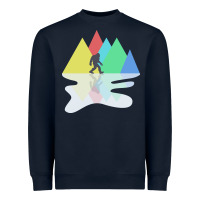 Navy bigfoot t  shirt bigfoot   bigfoot 8 Heavyweight Sweatshirt - linhVisuals