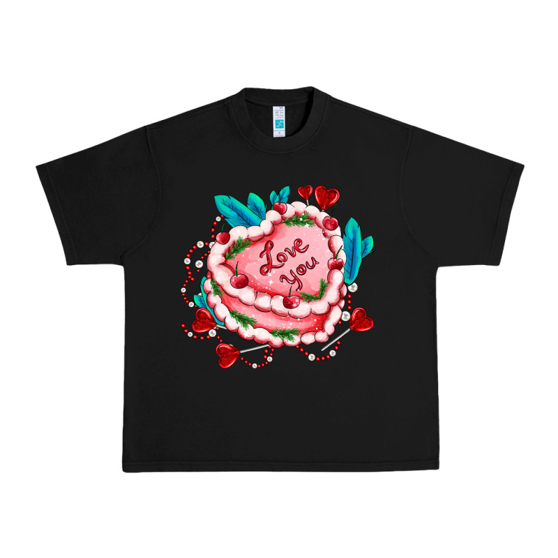 Valentines Day Cakes Olivia Creates Design Urban Heavy Tee by OliviaCreatesArt | Teevron