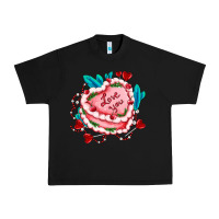 Black valentines day cakes olivia creates design Urban Heavy Tee - OliviaCreatesArt