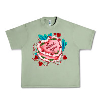 Oil Green valentines day cakes olivia creates design Urban Heavy Tee - OliviaCreatesArt