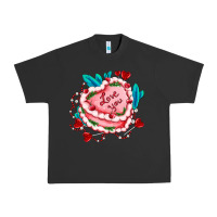 Pigment Black valentines day cakes olivia creates design Urban Heavy Tee - OliviaCreatesArt