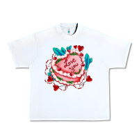White valentines day cakes olivia creates design Urban Heavy Tee - OliviaCreatesArt