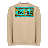 Mushroom teacher license plate Heavyweight Sweatshirt - BarkalooDesign