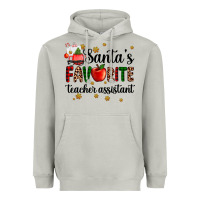 Moon Dust santa's favorite teacher assistant Heavyweight Hoodie - AdoDesignShop