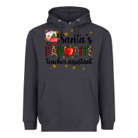 Smoke santa's favorite teacher assistant Heavyweight Hoodie - AdoDesignShop