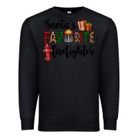 Black santa's favorite firefighter Premium Sweatshirt - AdoDesignShop
