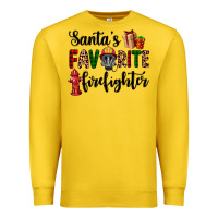 Lemon santa's favorite firefighter Premium Sweatshirt - AdoDesignShop