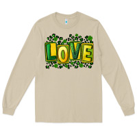 Mushroom St. Patrick's Day love Long Sleeve Tee - FaDigitalArtStudio