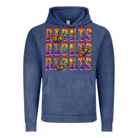 Vintage Denim rights rights rights pride Vintage Hoodie - FaDigitalArtStudio