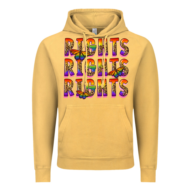 Rights Rights Rights Pride Vintage Hoodie by FaDigitalArtStudio | Teevron