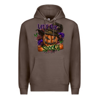 Coffee lets get spooky Premium Hoodie - SublimationCraftShop