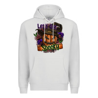 Dove Grey lets get spooky Premium Hoodie - SublimationCraftShop