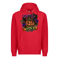 Red lets get spooky Premium Hoodie - SublimationCraftShop