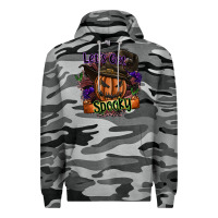 Slate Camo lets get spooky Premium Hoodie - SublimationCraftShop