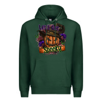 Sports Green lets get spooky Premium Hoodie - SublimationCraftShop