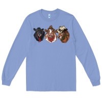 Colony Blue Hangin With My Heifers Long Sleeve Tee - RanaPortraitStore