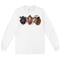 White Hangin With My Heifers Long Sleeve Tee - RanaPortraitStore