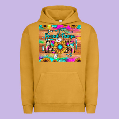 Proud Nurse Mom Urban Hoodie Designed By Jahusdesignshop
