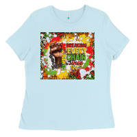 Baby Blue juneteenth breaking every chain since 1865 Ladies Tee - CowGirlArtShop