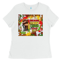 White juneteenth breaking every chain since 1865 Ladies Tee - CowGirlArtShop