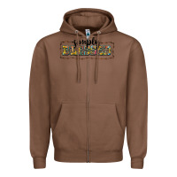 Chestnut simply blessed Zipper Hoodie - BarkalooDesign