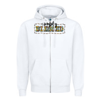 White simply blessed Zipper Hoodie - BarkalooDesign