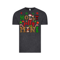 Vintage Black holly jolly mini Vintage Tee - OliviaCreatesArt