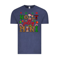 Vintage Denim holly jolly mini Vintage Tee - OliviaCreatesArt