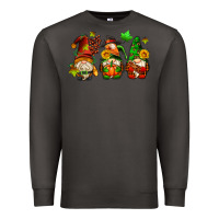 Smoke fall gnomes with pumpkin pie Premium Sweatshirt - AdoDesignShop